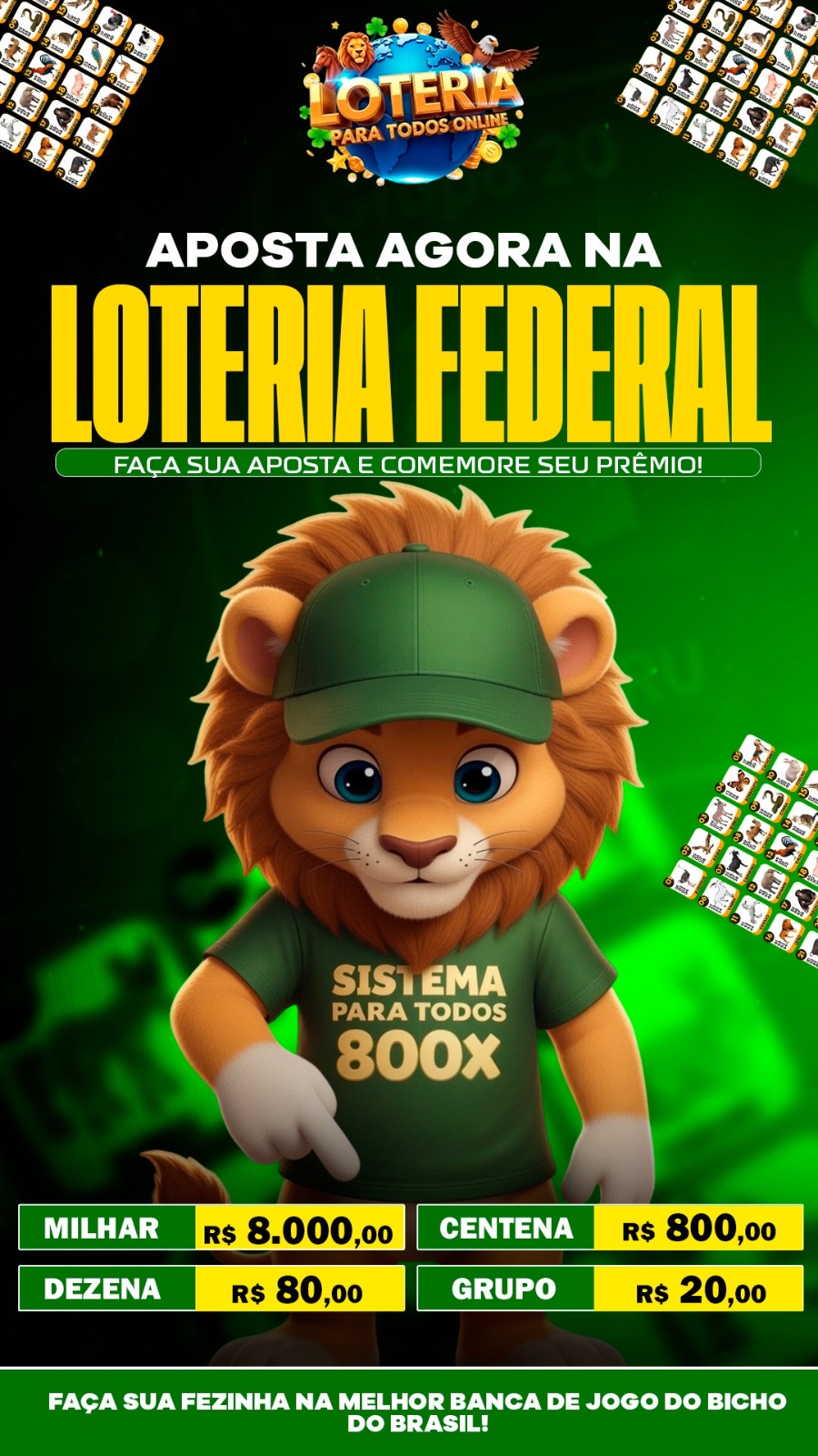 Cotações da Banca